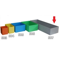 vendita online Vaschetta grigia 108x320 mm. Sistemi di stivaggio Hm Muller